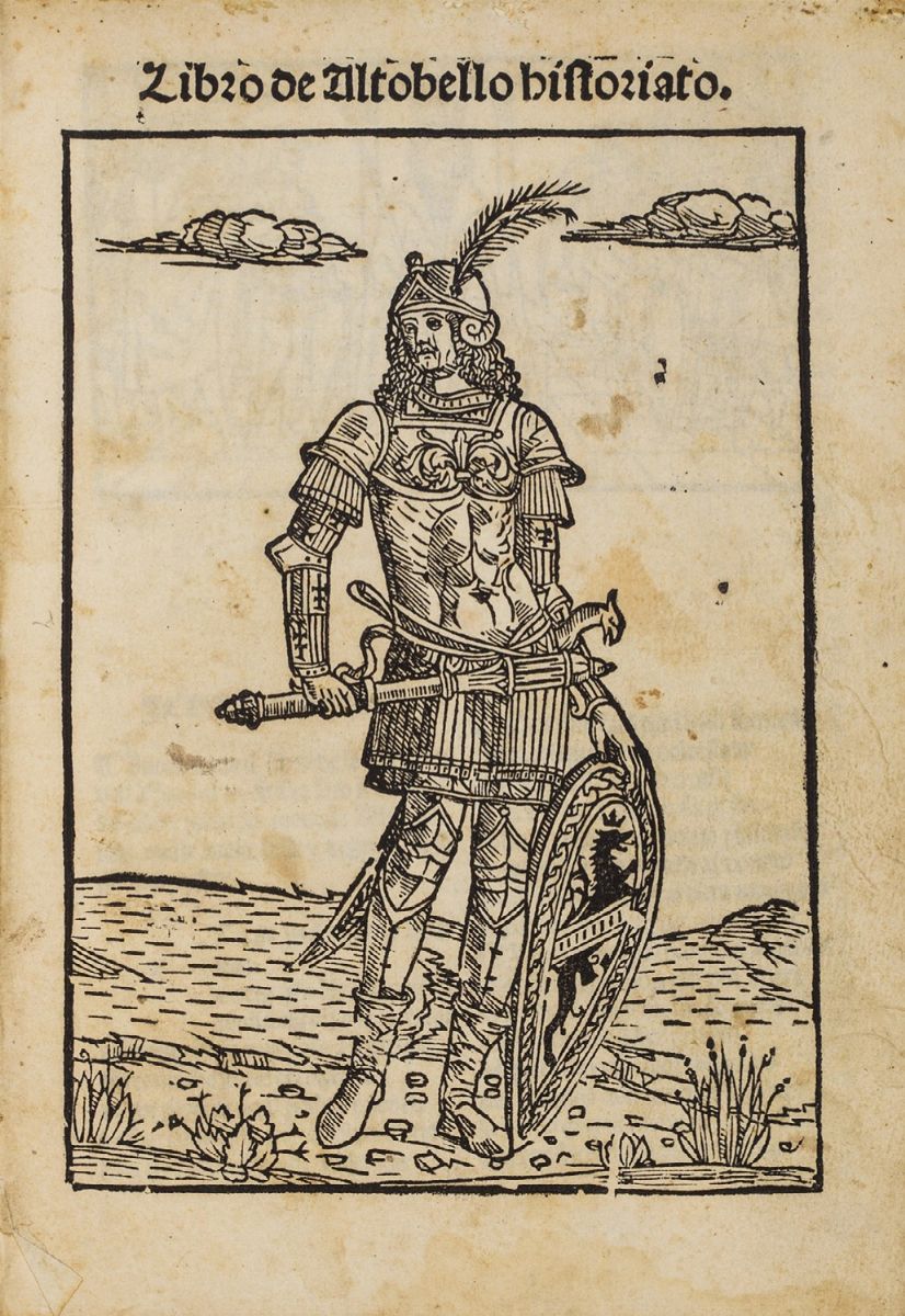 Poemi Cavallereschi - Altobello - Altobello, Libro de Altobello historiato, edizione del 1504