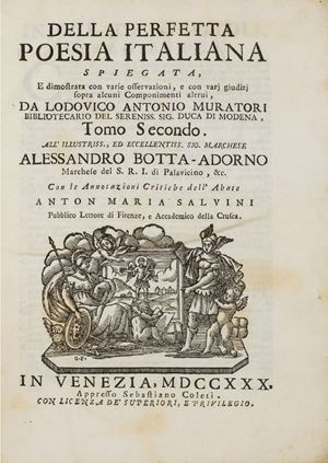 Della perfetta poesia italiana