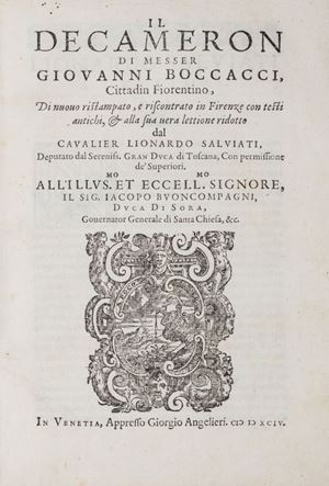 Boccaccio, Giovanni - Il Decameron