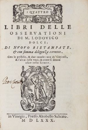 I quattro libri delle osservationi