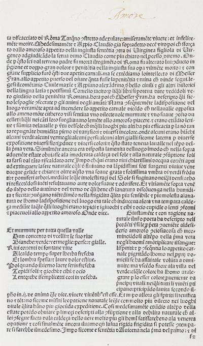 Bernardo Lapini da Siena, Trionfi e Franciscus Philelphus, Canzoniere