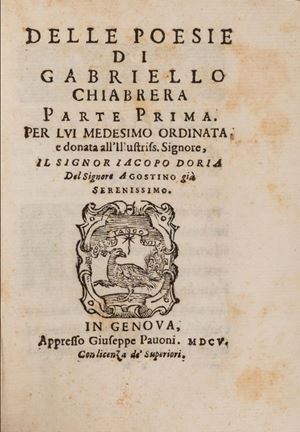 Delle poesie parte prima (terza)