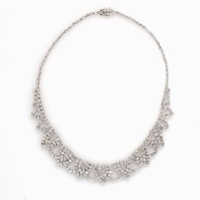 Collana in Diamanti Realizzata in Oro Bi