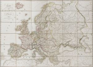 Cartografia - Brué, Adrien Hubert - Encyprotype de l&#39;Europe cards