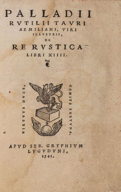 De re rustica libri XIIII, 1541