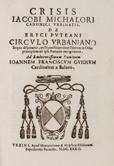 Crisis... de Eryci Puteani Circulo urbaniano, 1632