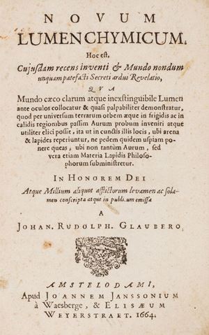Novum lumen chymicum