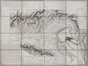 Cartografia Napoleonica - Map of the military stations, navigation and post offices of the Kingdom of Italy carried out in the General War Depot by order of the Ministry of War in the year 1808. With the addition of the Post Offices and Military Stations leading to the Neighboring States