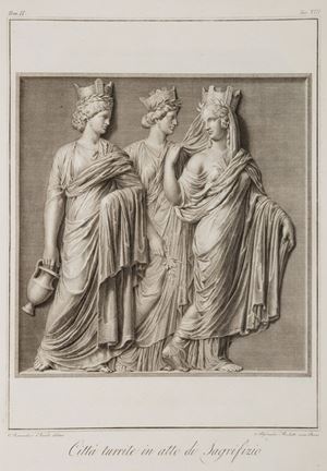 Illustrazioni de' Monumenti scelti Borghesiani già esistenti nella villa sul Pincio