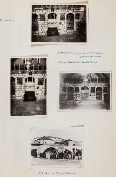 Album fotografico, Raccolta di immagini di viaggio in Turchia, Israele, Pakistan, India e Persia,...
