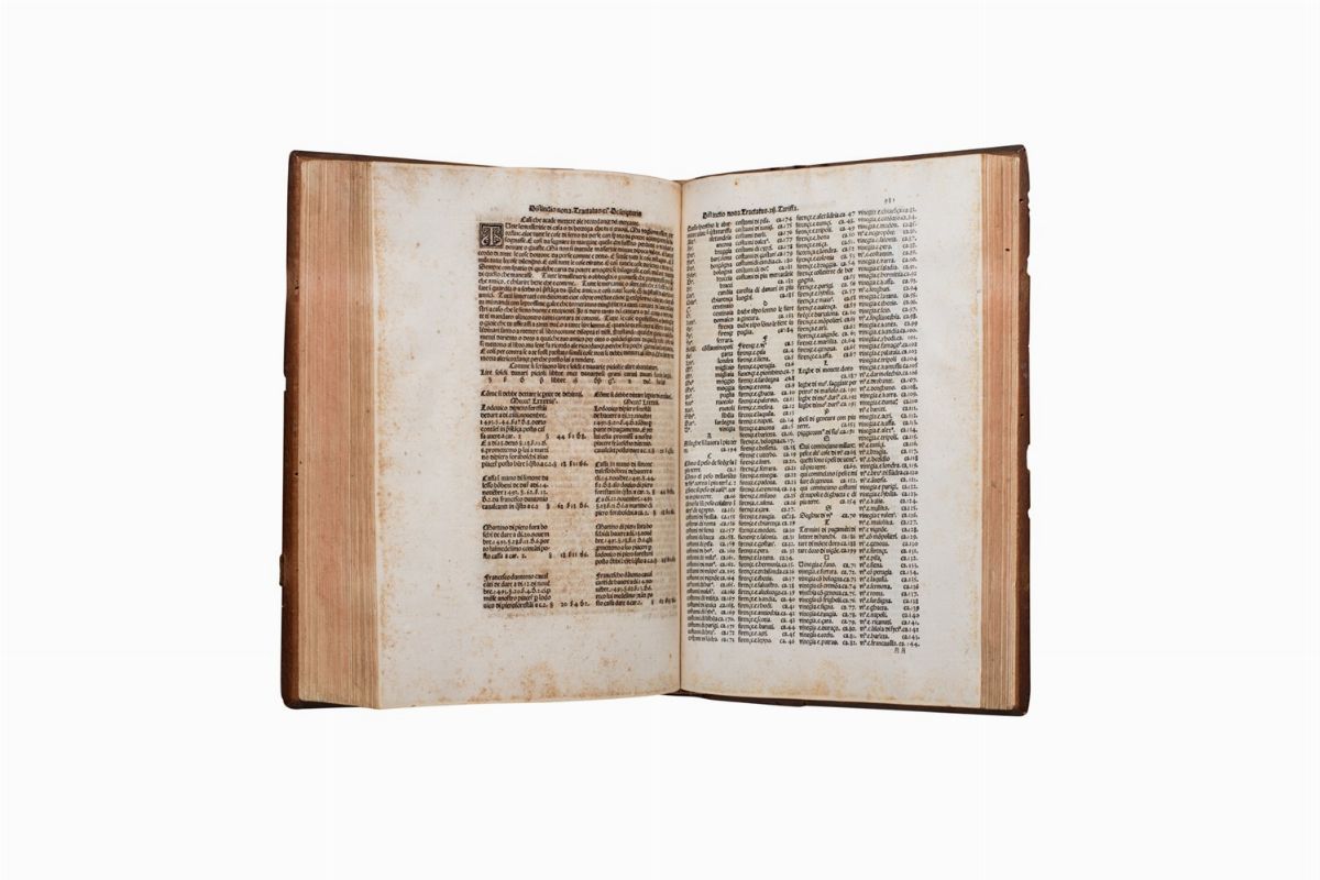 Luca Pacioli - Suma de Arithmetica Geometria Proportioni & Proportionalita, Prima edizione, Venez...