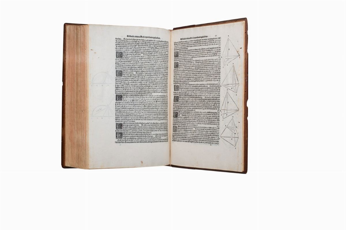 Luca Pacioli - Suma de Arithmetica Geometria Proportioni & Proportionalita, Prima edizione, Venez...