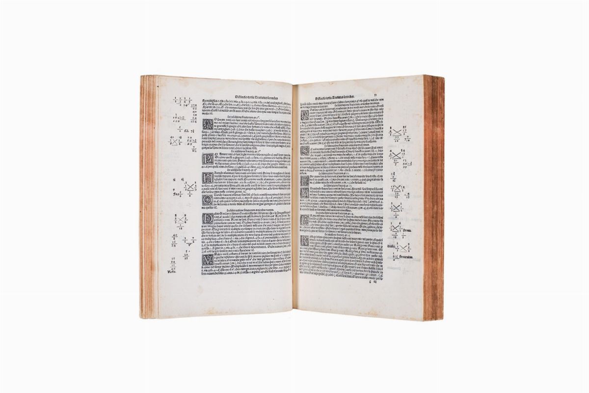Luca Pacioli - Suma de Arithmetica Geometria Proportioni & Proportionalita, Prima edizione, Venez...