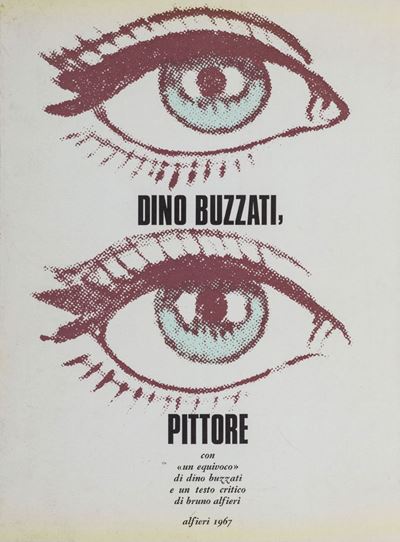 Buzzati, Pittore con un 'Equivoco' - edizione originale con dedica autografa (1967)