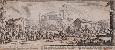 Callot e Henriet, Les miseres et les mal-heurs de la guerre, 1633