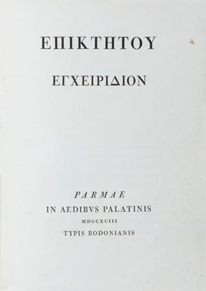 Epiktetou Encheiridion
