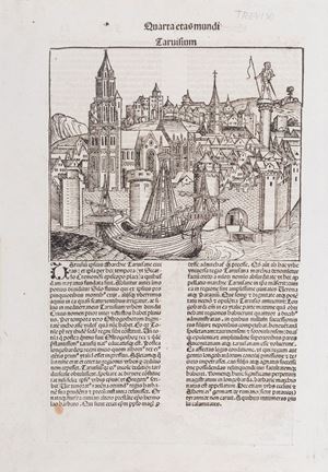 Tarvisio - Aquileia - Schedel, Hartmann ( ) - Quarta etas mundi Tarvisium - Aquileya