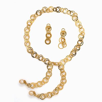 Demi Parure in Oro e Perle, Micheletto P