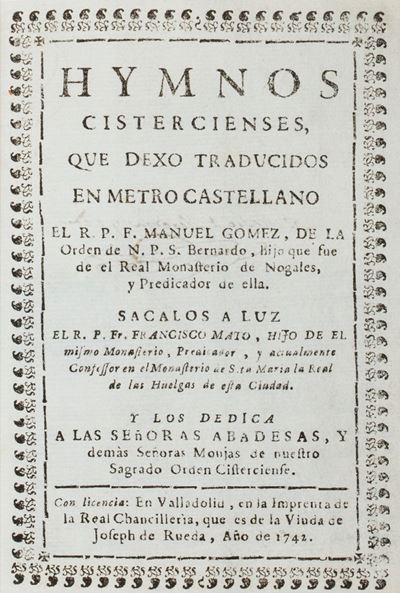 Hymnos Cistercienses, Traduzione settecentesca in castigliano