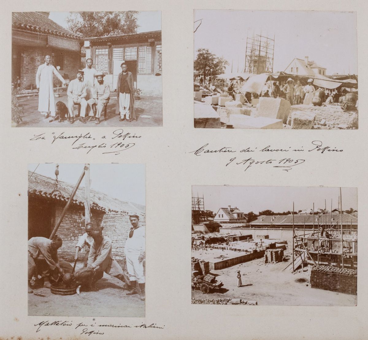 Cina - Raid Pechino - Parigi, album di fotografie
