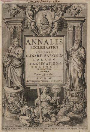 Cesare Baronio - Annales ecclesiastici Tomo Primo [-dodicesimo]