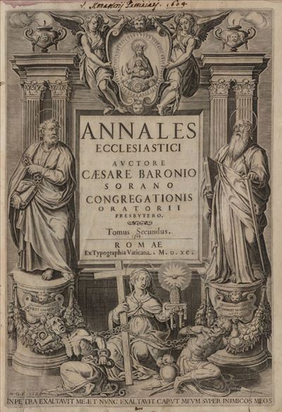 Annales ecclesiastici, Tomo Primo