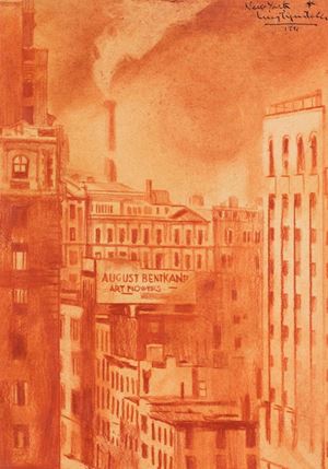 New York - Art flowers