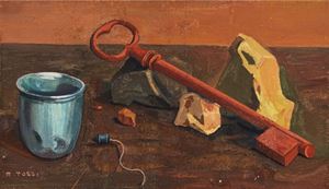 Tozzi Mario - Still life with key