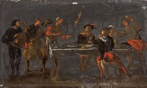 Figures in a tavern