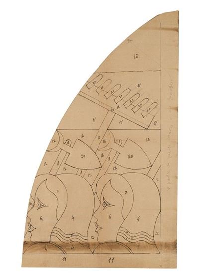 Senza titolo (1939-40), inchiostro e matita su carta