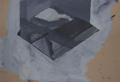 Senza titolo, 1965 - Tecnica mista su carta