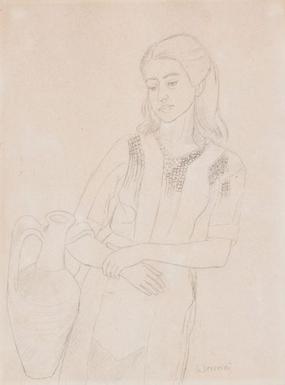 Ritratto di Ragazza Siciliana/carmela con L'anfora