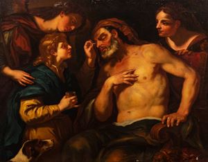 Tobiolo healing his blind father