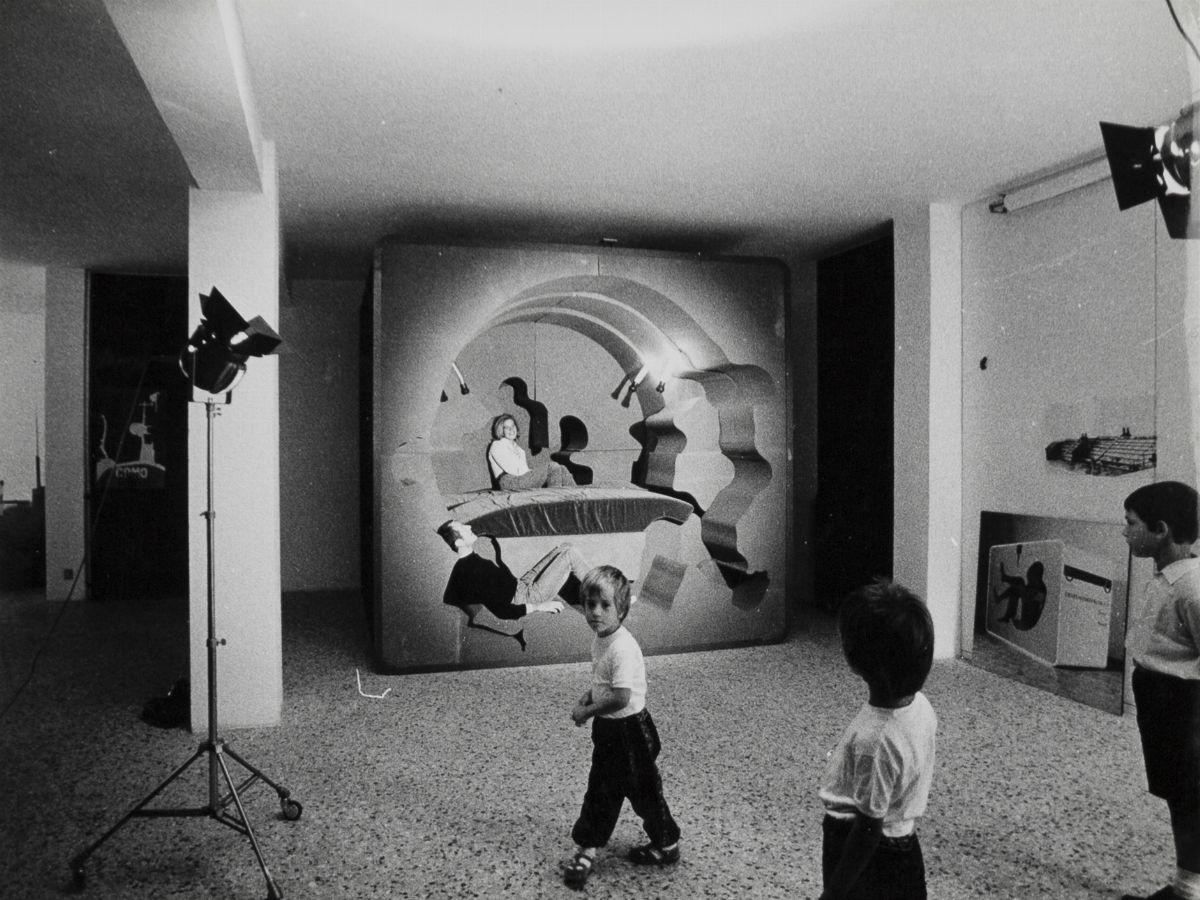 Ugo Mulas - Campo urbano - Interventi estetici nella dimensione collettiva urbana, 1969, 4 stampe...