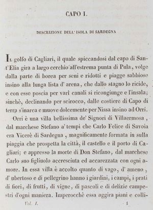 Dei costumi dell'isola di Sardegna comparati cogli antichissimi popoli orientali