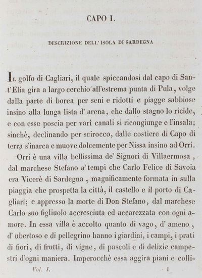 Dei costumi dell'isola di Sardegna comparati cogli antichissimi popoli orientali