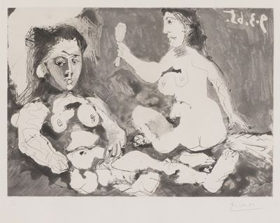 Femmes Nues Au Miroir