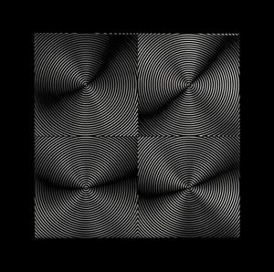 Grafica cinetica, 1972
Serigrafia su car