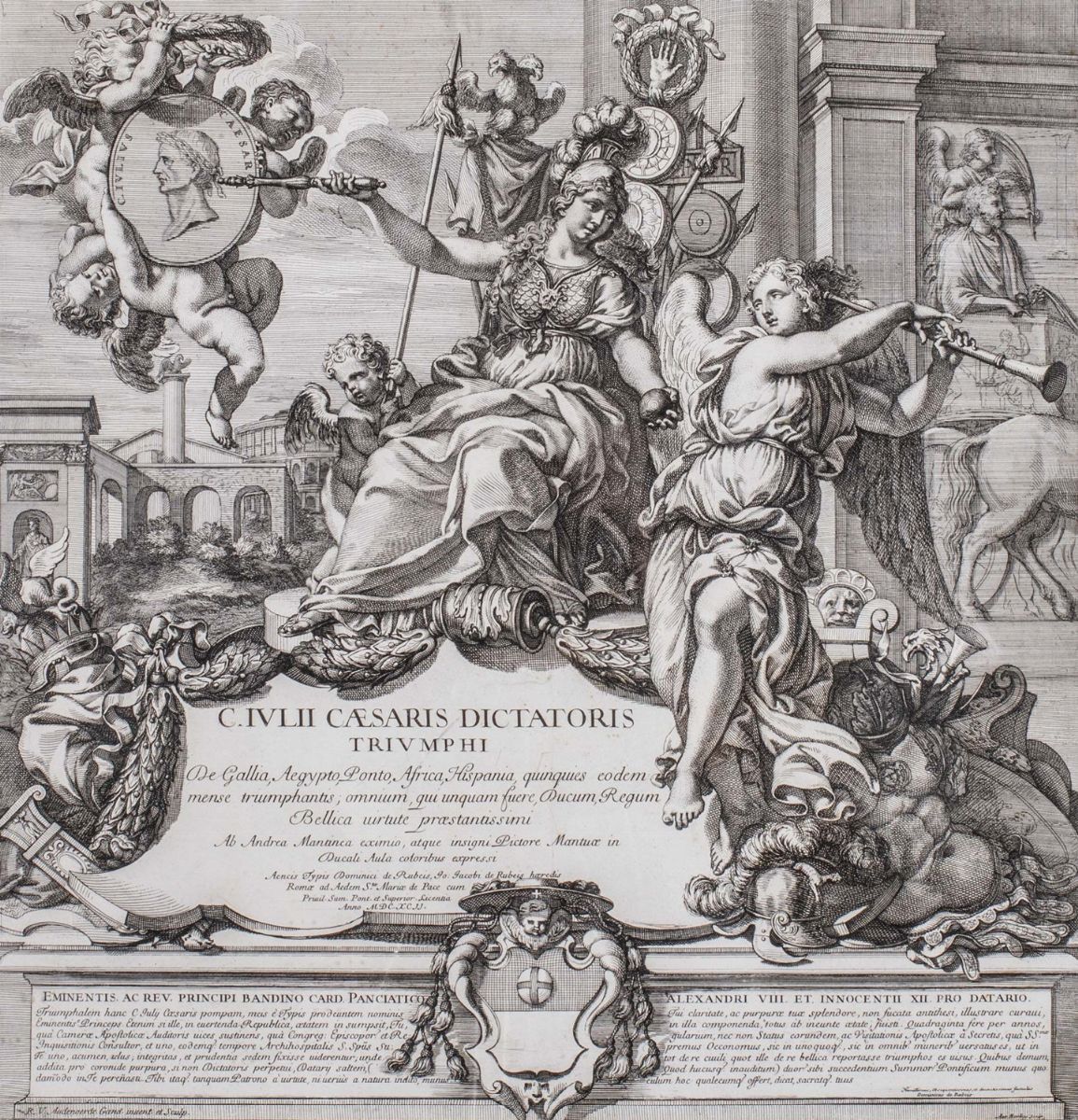 Robert Van Audenaerde - I trionfi di Giulio Cesare, 1692