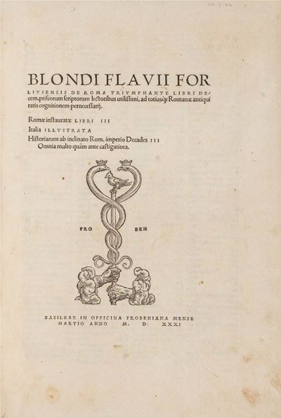 De Roma Triumphante Libri Decem, edizione cinquecentesca