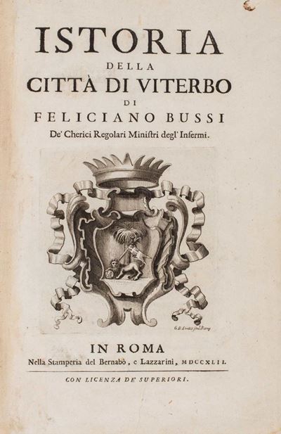 Istoria della città di Viterbo - Prima edizione del 1742