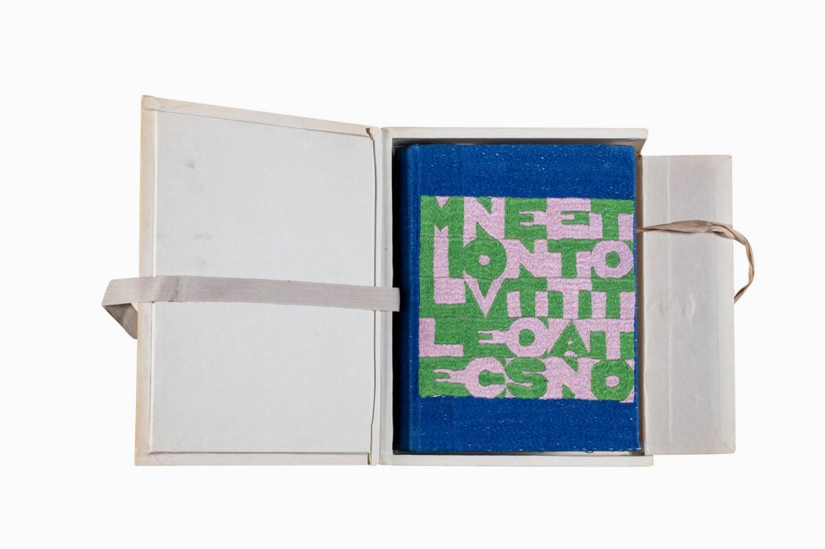 Alighiero Boetti - Classifying the thousand longest rivers in the world, libro con copertina rica...
