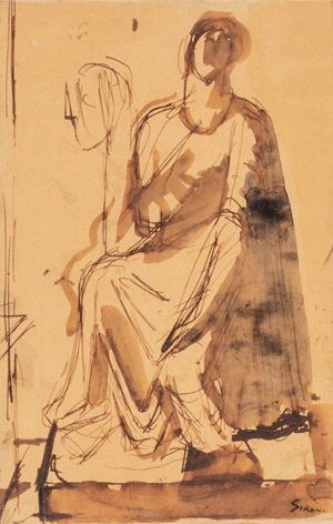 Sitting figure
