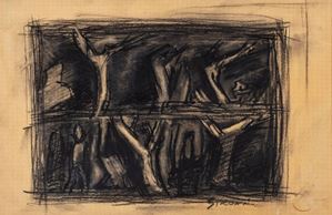 Composizione con due paesaggi