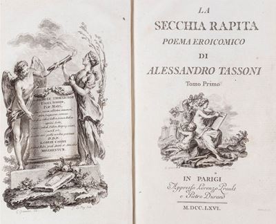 La secchia rapita. Poema eroicomico, edizione illustrata del 1766