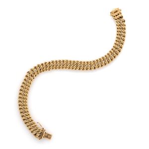 BRACCIALE IN ORO GIALLO, CIRCA 1950
con 