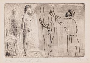  The painter and the model