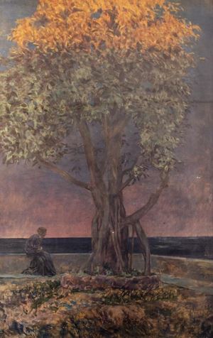 Conconi Luigi - Donna sotto l'albero
