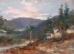 Bozzetto per un paesaggio