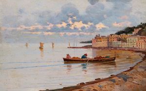 Napoli, pescatori a Mergellina